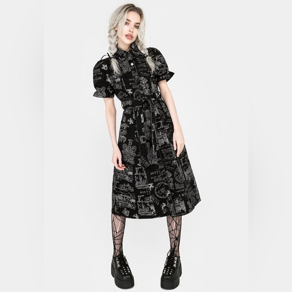 Disturbia Dresses & Skirts - NWT Disturbia Heresy Midi Shirt Dress US 16 / UK 20